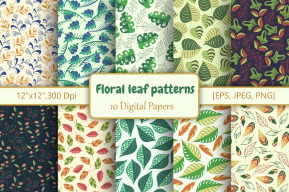 10 Seamless Floral Leaf Patterns: A Practical Guide for Designers and Makers