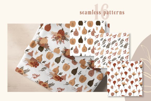 Abstract Fall Seamless Patterns Bundle: Creative, Print-Ready Designs for Real-World Projects