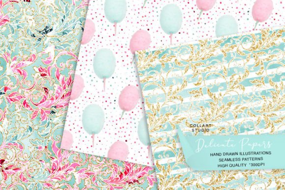Delicate Papers, Pastel Patterns