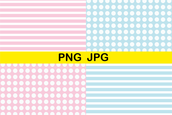 Dots and Lines Seamless Patterns