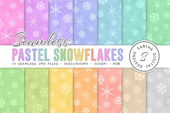 Pastel Snowflakes Seamless Patterns: A Practical Guide for Designers and Crafters