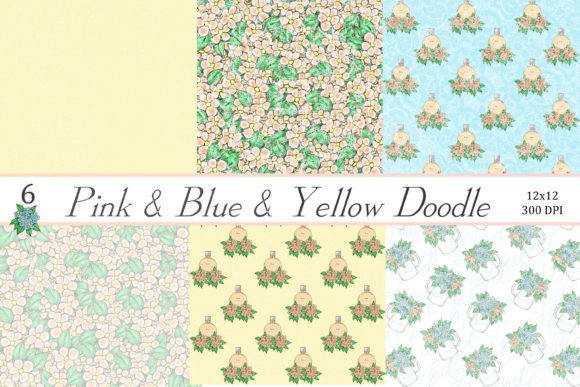 Spring Digital Paper Patterns